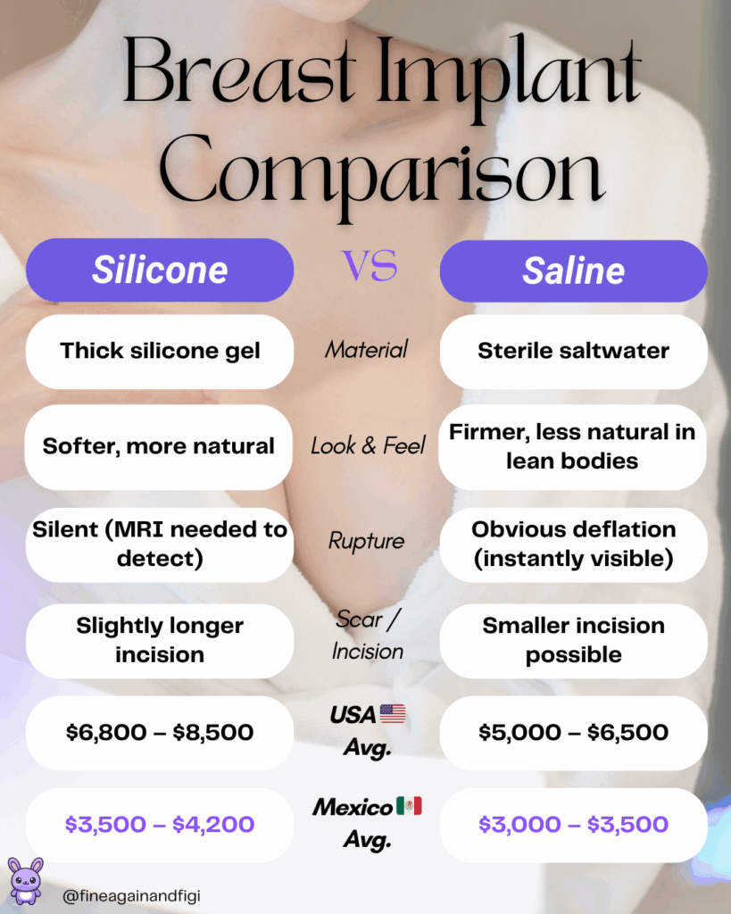 Breast implant cost Mexico