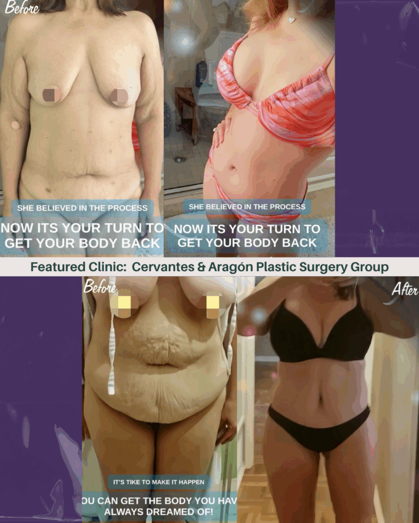 Cervantes & Aragón Plastic Surgery Group transformation